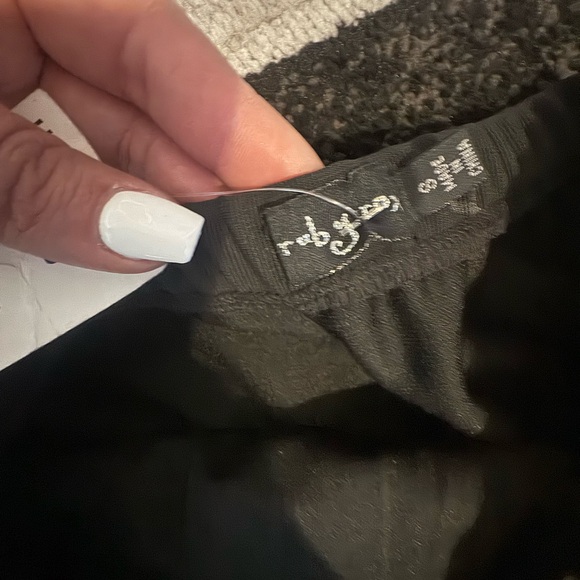 ALO Yoga Black Strapless Lace Bodice Maxi Dress with Sheer Skirt - Picture 3 of 5